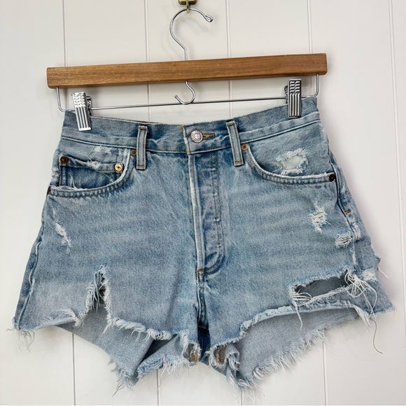 AGOLDE Parker Vintage Cut Off Shorts in Swapmeet Size 26 waist - Picture 1 of 16